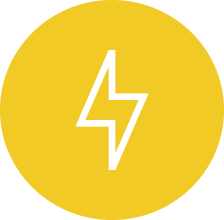 Energie Icon Gelb